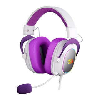 Headset Gamer Redragon Zeus X, RGB, Som Surround 7.1, Drivers 53mm, Branco e Roxo, H510WP-RGB em Oferta na Shopee