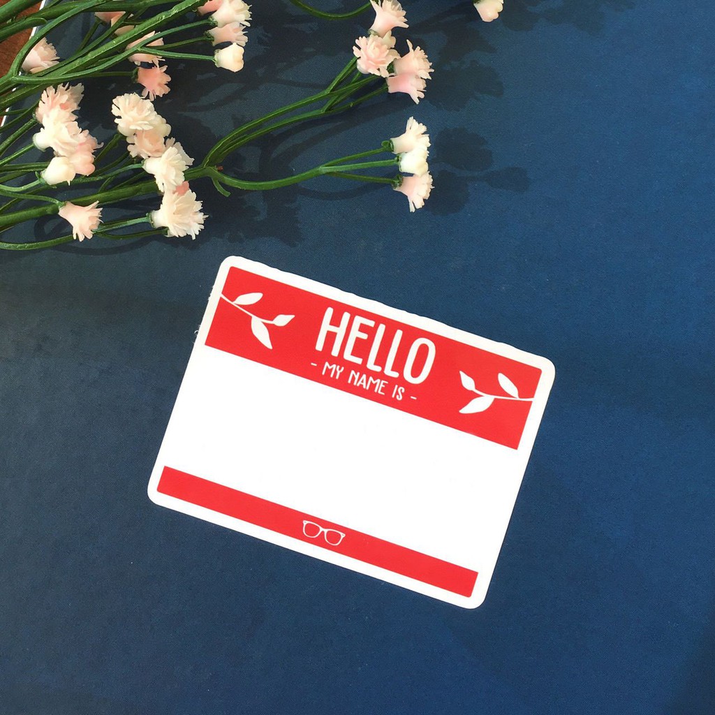 Adesivo - Hello My Name Is