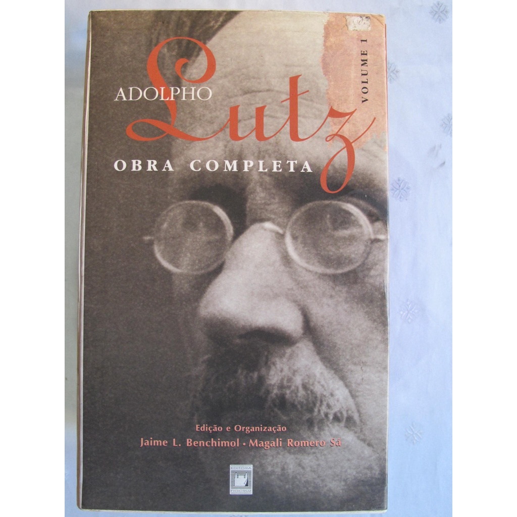 Livro - Adolpho Lutz Obra Complrta - Vol.1 - 4 livros