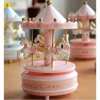 Caixa de Música Carrossel Musical Decoração Quarto Bebê em Oferta na Shopee