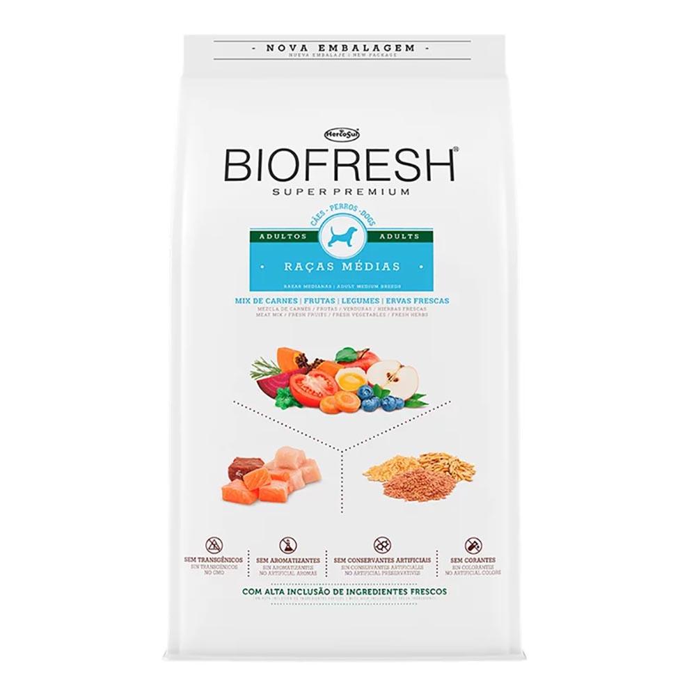 Ração Biofresh Cães Adultos Raças Médias – 10,1Kg em Oferta na Shopee
