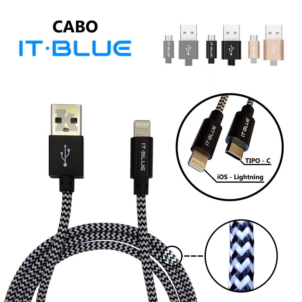 Cabo Carregador Usb V8 Micro Usb Android Metal Reforçado Kingo