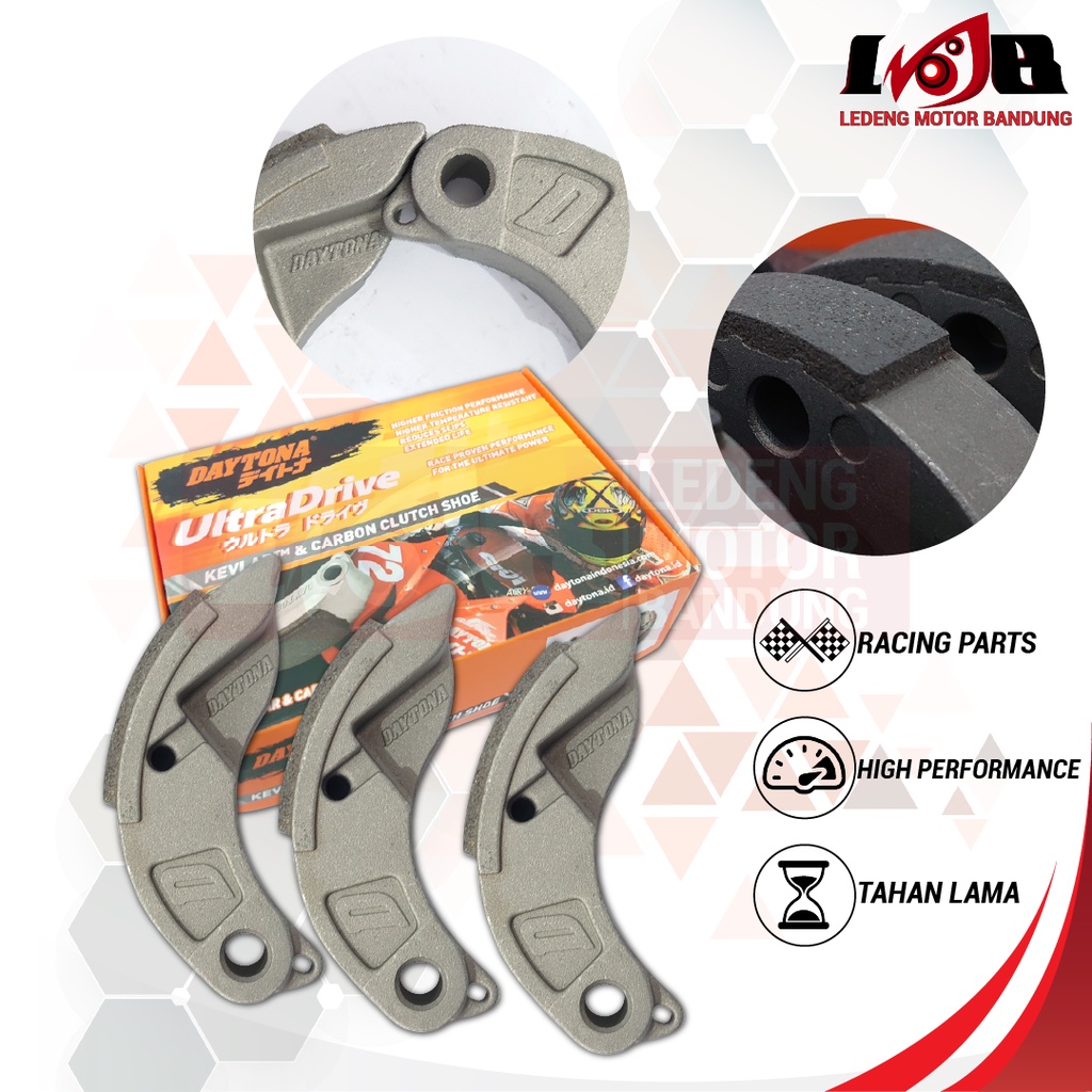 Placa De Embreagem Dupla Automática Vario 125cc 150cc CBS Fi Daytona 4632 Hi Carbon Full Kevlar