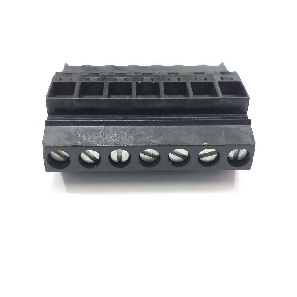 KIT 01 BORNE KRE CMB CONECTOR FEMEA + MACHO 7 VIAS 35MM