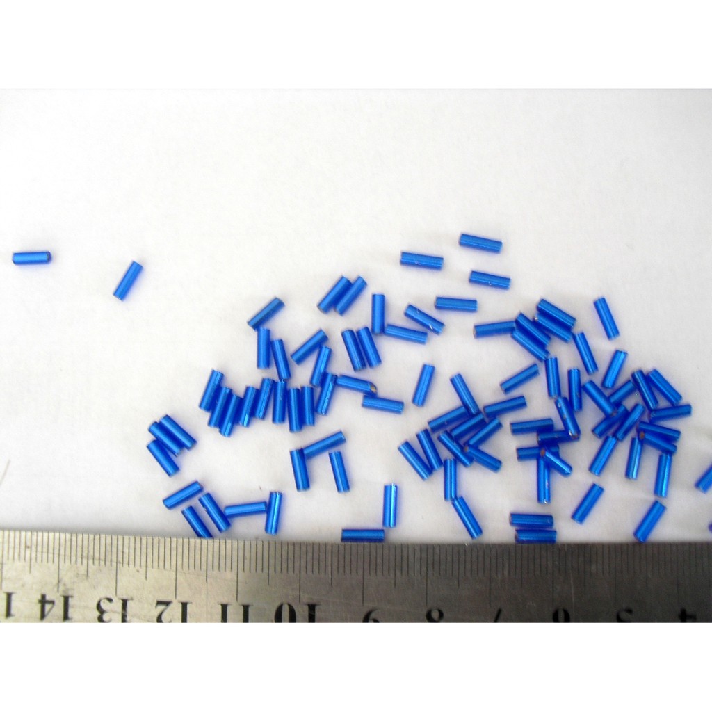 canutilho azul royal jablonex 25 gr miçangas pedrarias e perolas
