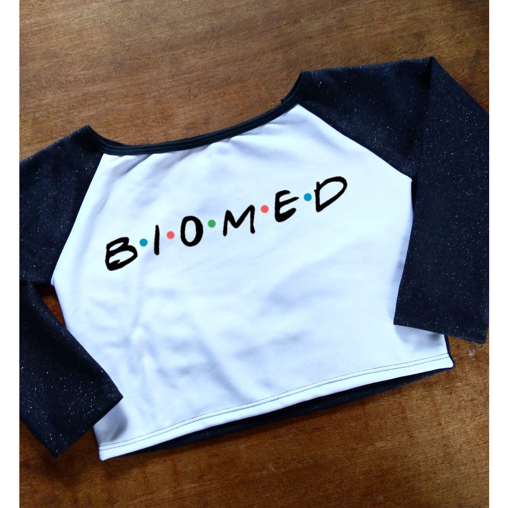 Cropped de Biomed com Escrita Friends - Moletom Feminino