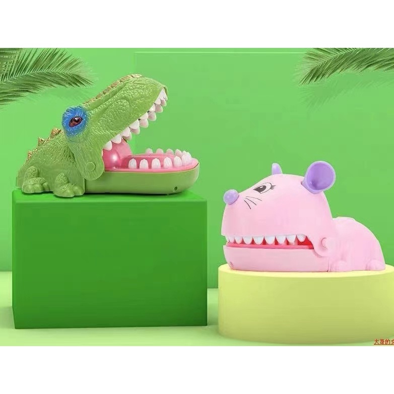 Brinquedo Jogo Crocodilo Jacaré Dinossauro Rato Ripopótamo Dentista Acerte  Dente em Promoção na Shopee Brasil 2023