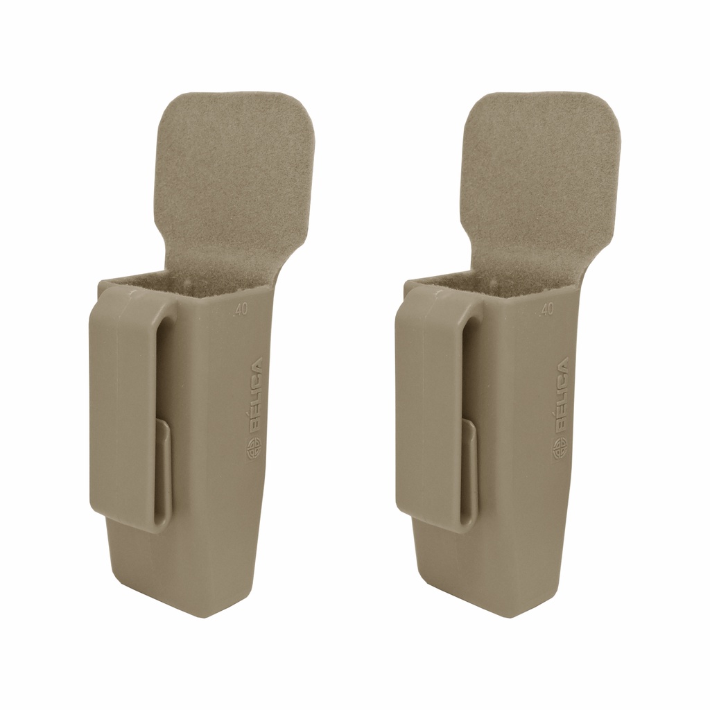 Kit 2 Porta Carregador Velado G2C - .40 e 9mm Bélica - Coyote