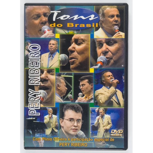 DVD Pery Ribeiro Plínio Oliveira Tons do Brasil
