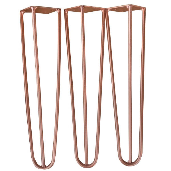 3 Pés Para Móveis 30cm Pés De Ferro Bronze Rosê Gold Rack Puff Mesinha Banco