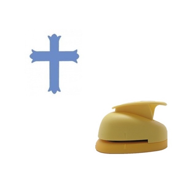 Furador Scrapbook Gigante Para Papel - Cruz 3,8cm