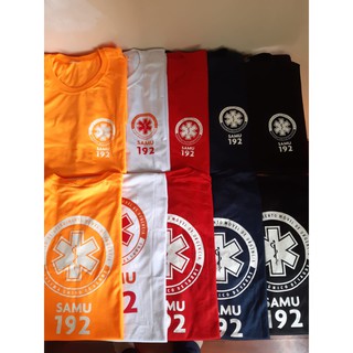 Camiseta SAMU 100% Poliester MANGA CURTA