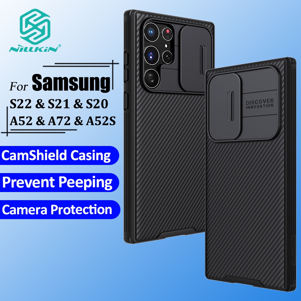 Nillkin Capa De Telefone Para Samsung S25 Ultra S24 S23 S22 S21 FE S20 S24 A56 A55 A54 A52 Nota 20 A71 Caso - Mobile & Gadgets