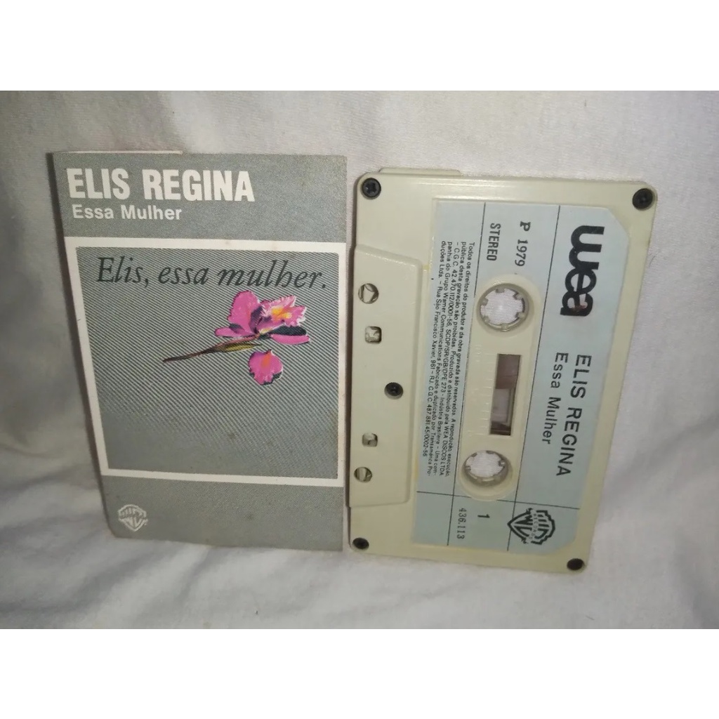 Fita K7 Disco Elis Regina Essa Mulher Bêbado Equilibrista Musica mpb cantora