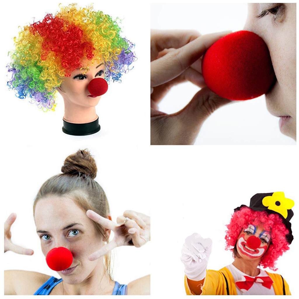 Nariz de Palhaço Espuma | Festa Fantasia | Acessório Palhaço | Patati Patatá | Circo | Aniversário Infantil | Nariz de Palhaço para Crianças e Adultos Brinquedo