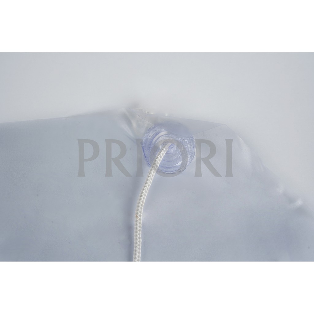 Avental De Pvc Transparente Impermeável Com Cordão Para Cozinha