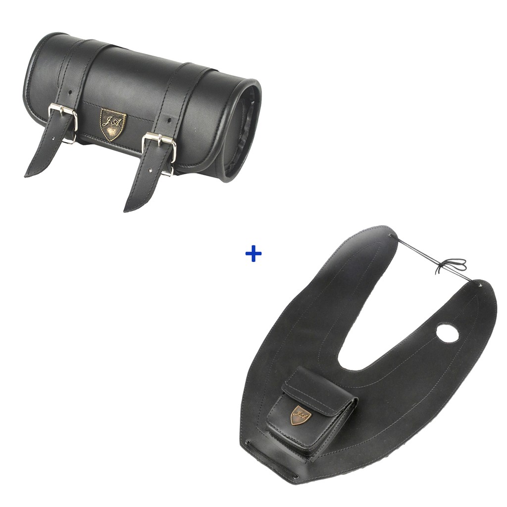 Kit Protetor De Tanque Vulcan 900 + Alforge Frontal Liso