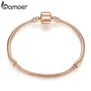 Bamoer Não Desaparecer Clássico Diy Charme Talão Pulseira De Ligação Básica Original Feminina Mulheres Presente Da Jóia Criança em Oferta na Shopee
