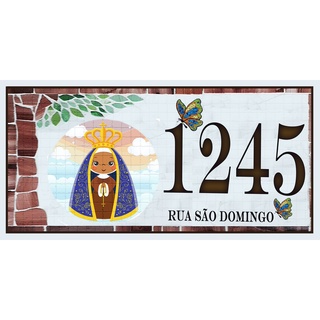 Numero azulejo aparecida casas