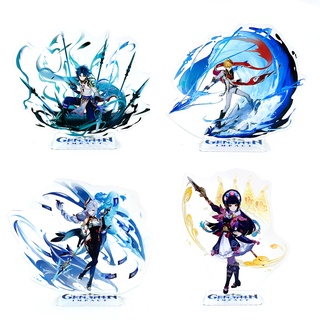Genshin Impacto Liyue Personagens Xiao Childe Acrílico stand Titular Placa Modelo Figura topper anime