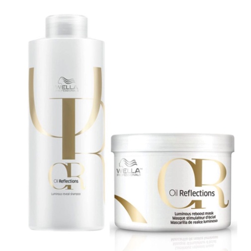 Kit Oil Reflections Shampoo e Máscara - Wella Professionals em Oferta na Shopee
