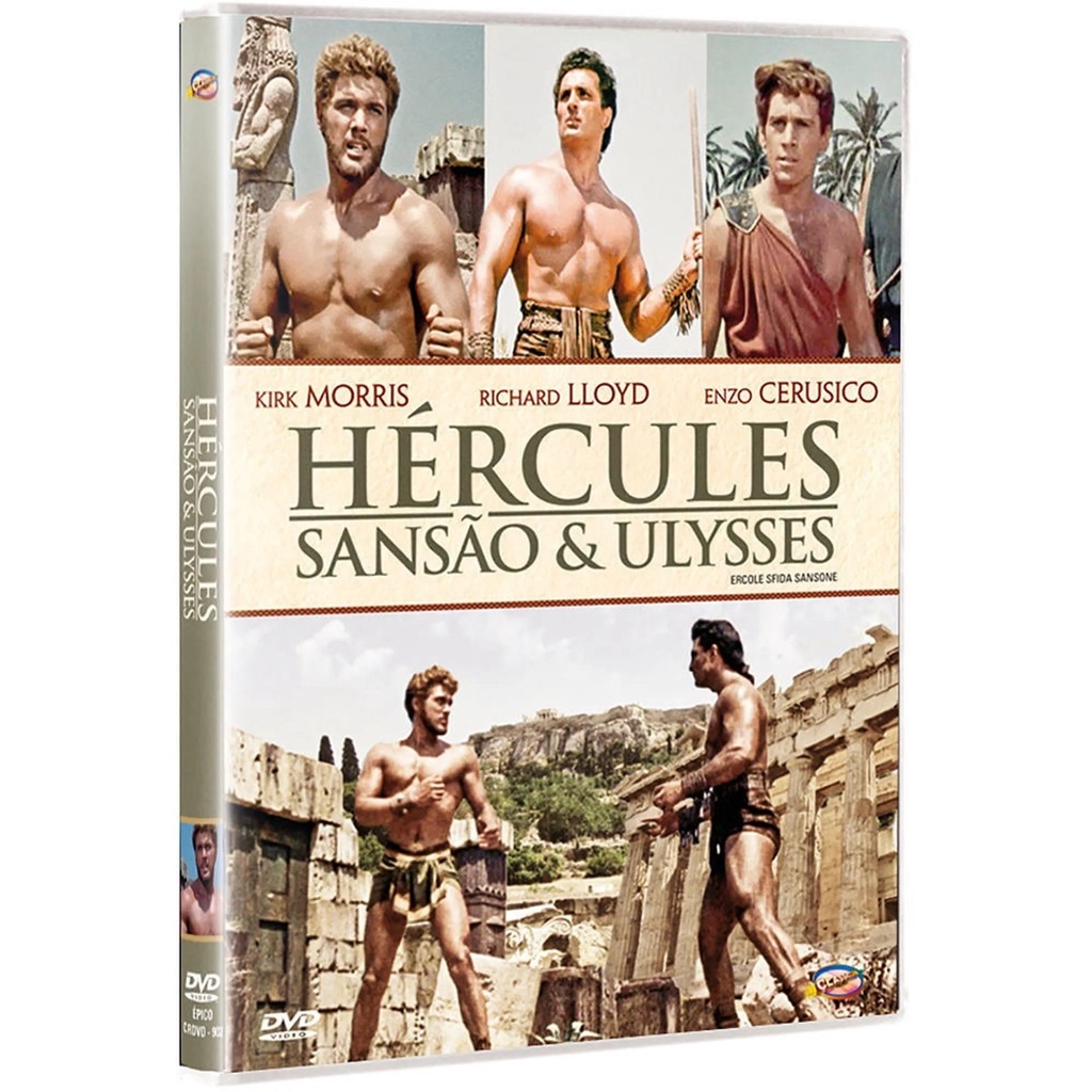 Dvd: Hércules, Sansão e Ulysses - Original e Lacrado