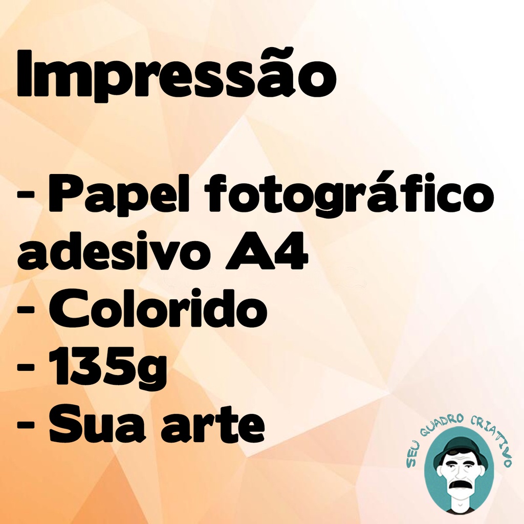 5 Impressão folha, papel fotográfico adesiva a4, sua arte, sua foto em Oferta na Shopee