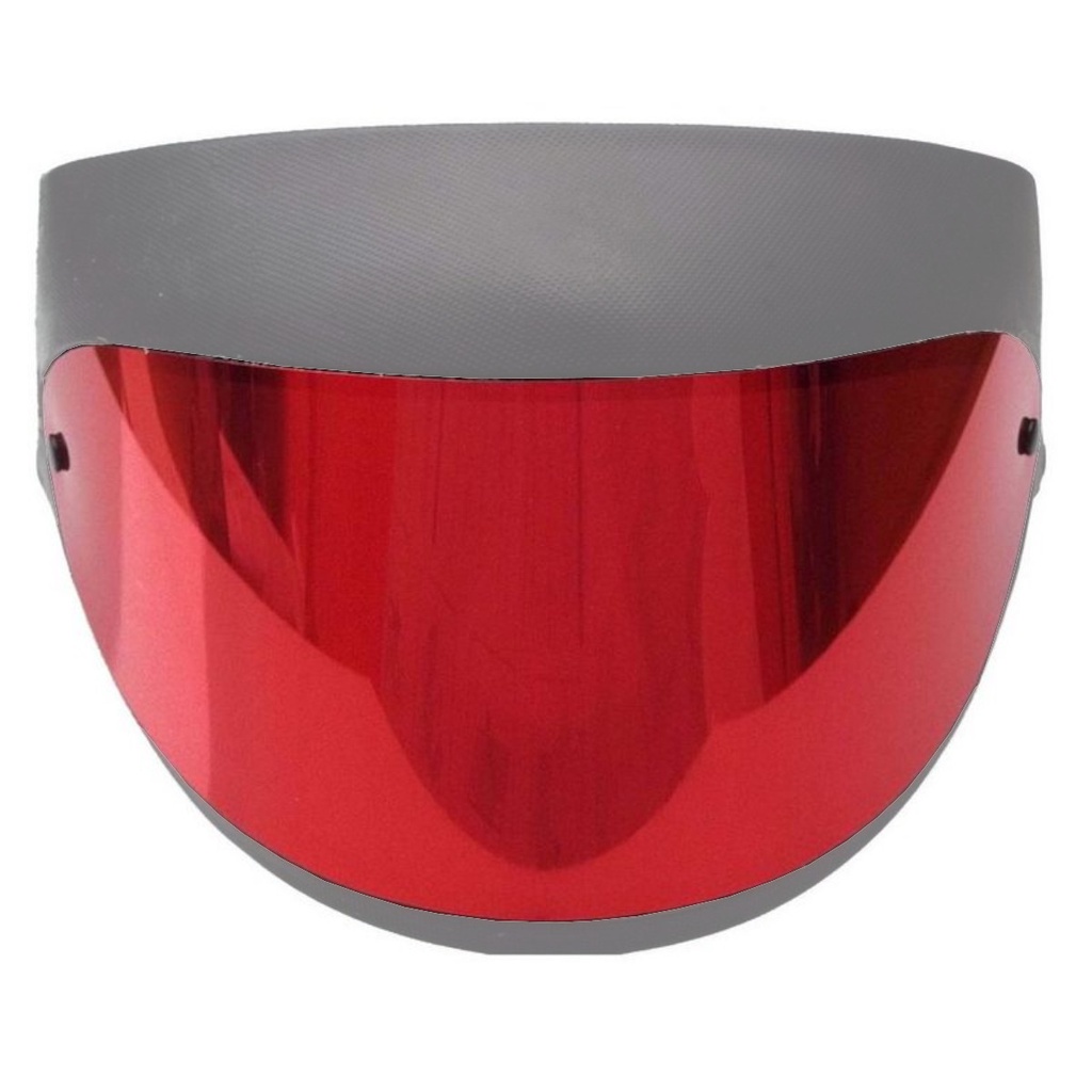 Viseira Compatível Capacete Taurus San Marino Plana Vermelha em Oferta na Shopee