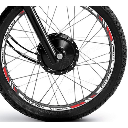 Friso Adesivo Refletivo M8 Roda Moto Yamaha Crypton