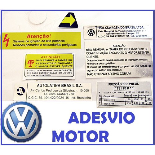 Adesivo Cromado Vw Gol Passat Motor Capo Painel G1 G2 [i