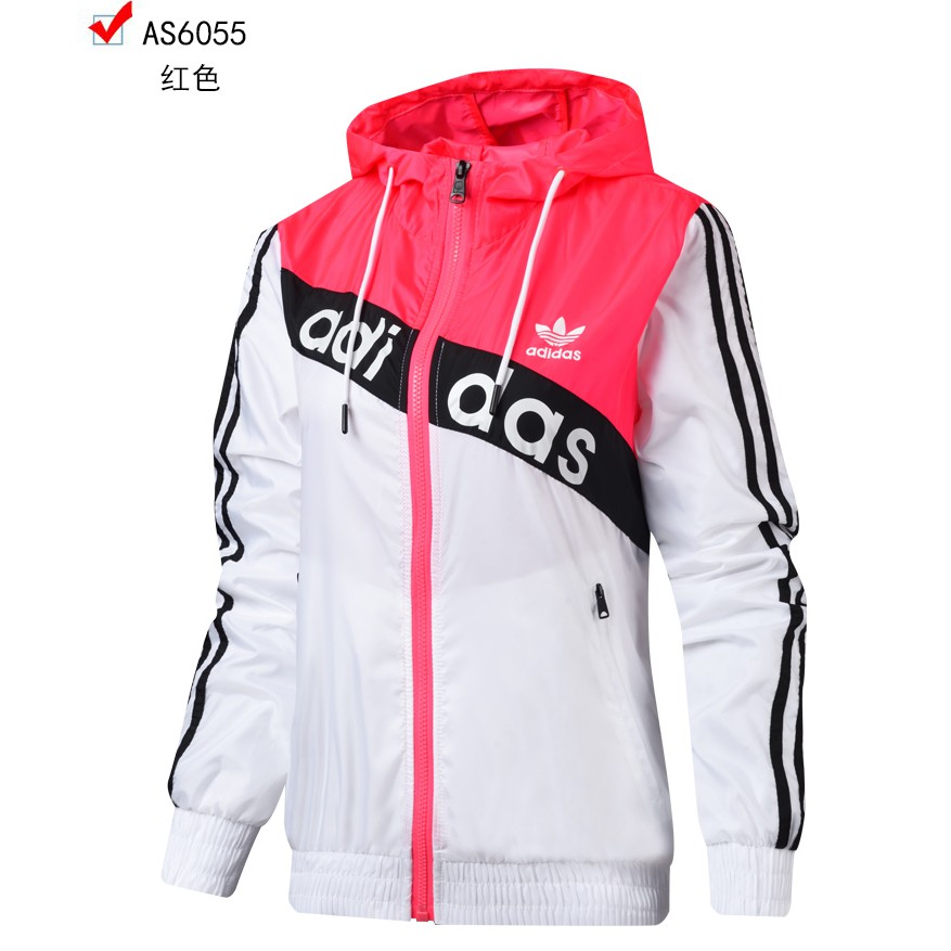 jaqueta feminina corta vento adidas