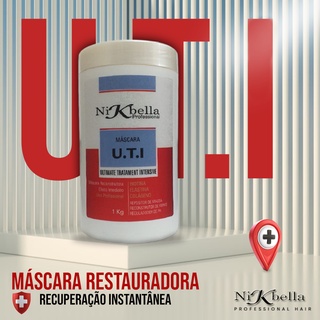 Máscara de hidratação para o cabelo 1 kg UTI Máscara Hidratatante - Recuperação Total