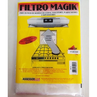 Kit 2 filtro depurador de ar cozinha, fogão, exaustor e coifas Suggar Gordura