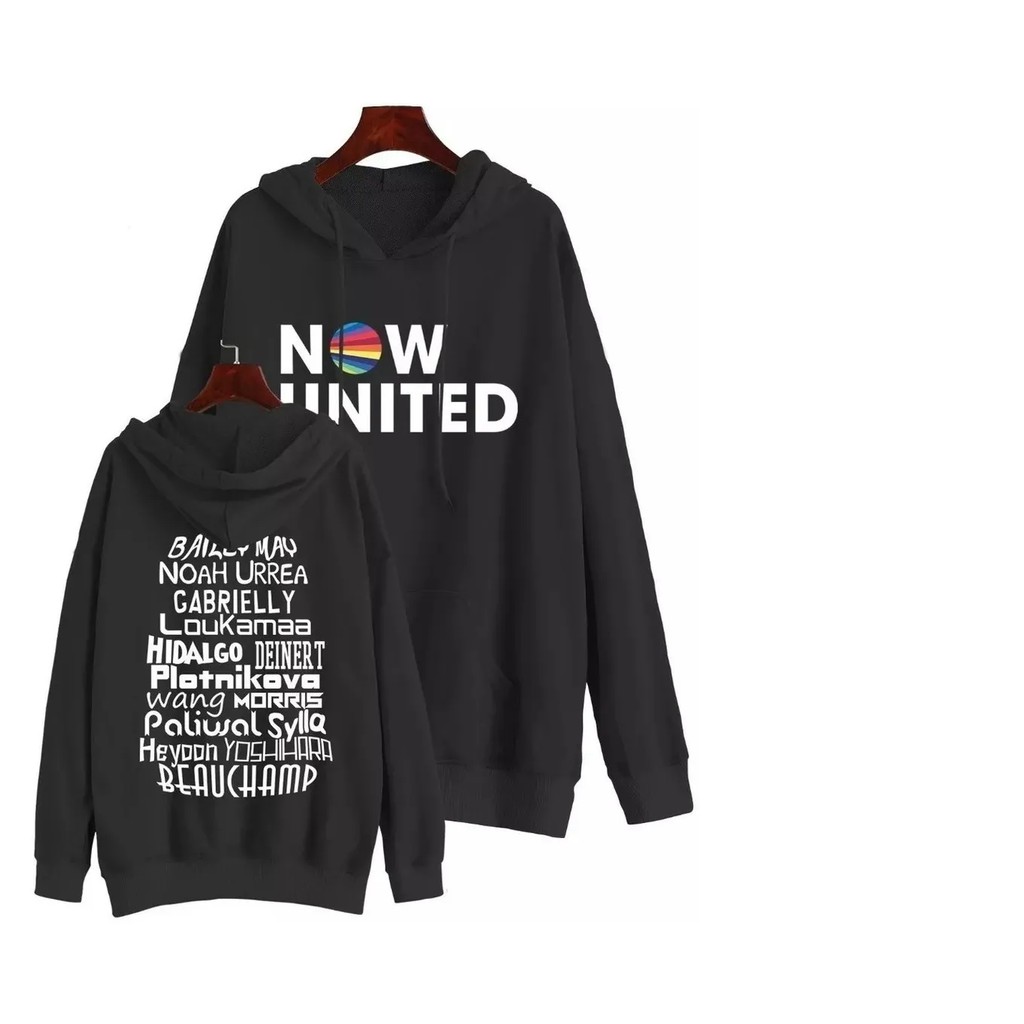 Moletom Canguru Now United Integrantes Blusa De Frio Casaco