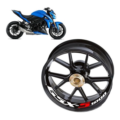 Kit 4 Adesivos Premium Interno Roda Moto Suzuki Gsx-s 1000 Gsx S
