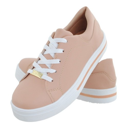 Tênis CrShoes Feminino Sapatenis Tênis Estilo Via Marte Faixa — R$ 99,90 em Shopee