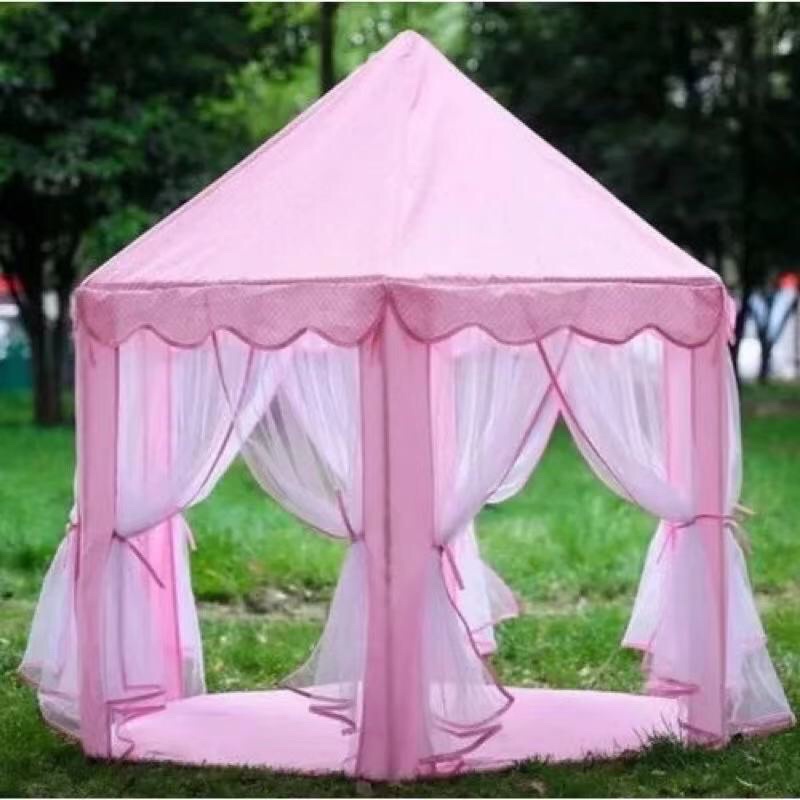 Tenda Rosa Barraca Cabana Infantil Princesa Menina novo 2026 em Oferta na Shopee