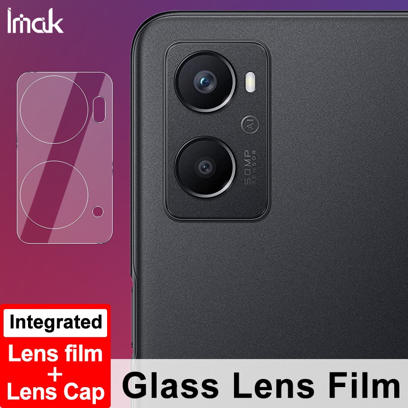 imak HD Glass Proteção Do Filme Da Lente Traseira Câmera + Tampa OPPO A96 4G Versão Externa All-in-One De Vidro Temperado