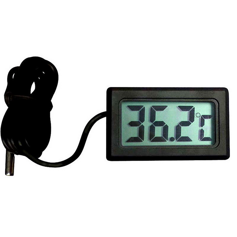 Termômetro Digital com sonda Para Geladeira, aquário, ar condicionado, câmara fria, estufa