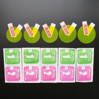 5 Pçs / Set Rodada Tpu Macio Limpar Filme Protetor De Tela De Relógio 30mm 31mm 32mm 33mm 34mm 35mm 36mm 37mm 38mm 39mm 40mm 41mm 42mm 43mm 44mm 45mm
