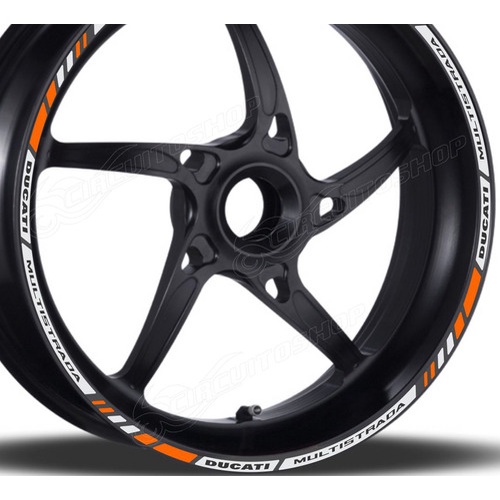 Friso Adesivo Refletivo M6 Roda Moto Ducati Multistrada