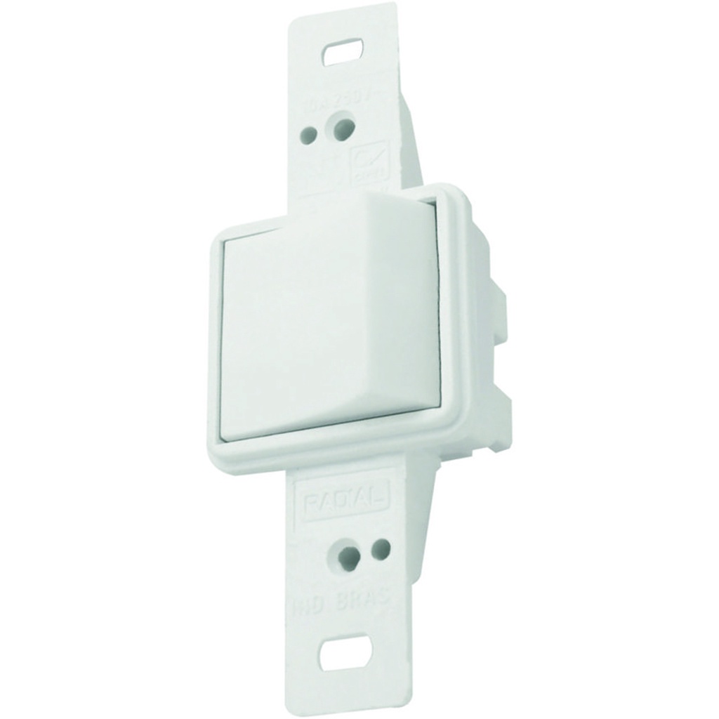 Interruptor 1 Tecla Bipolar Paralelo S/ Placa Pollar Radial