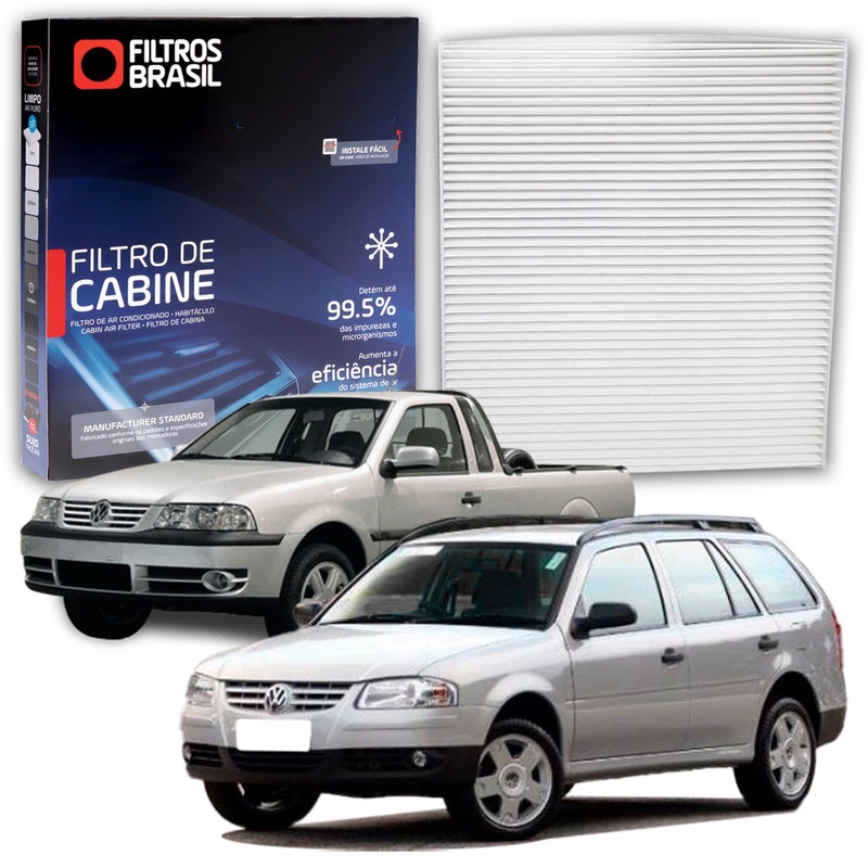 Filtro da Cabine Ar Condicionado Volkswagen Parati G3 G4 Saveiro CL MI AP Saveiro EFI 1.8 em Oferta na Shopee
