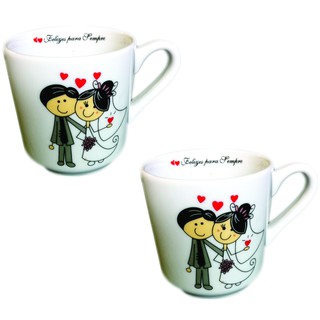 2 caneca felizes para sempre, caneca para convidados, caneca para lembrancinhas, lembrancinhas de casamento, caneca, xíc