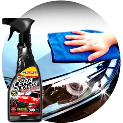 Cera líquida super brilho 500 ml luxcar
