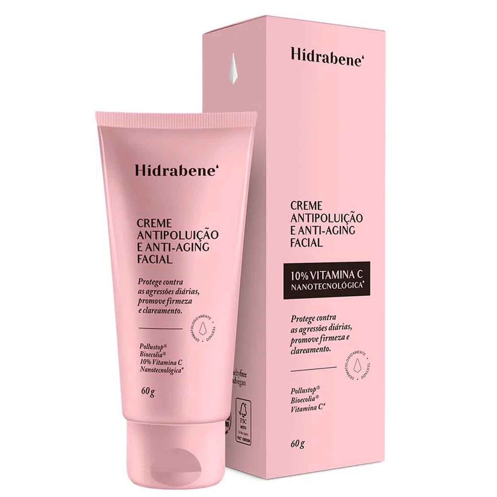 Creme Antipoluicao Anti Aging Facial Hidrabene: Onde Comprar | BuscaProdutos