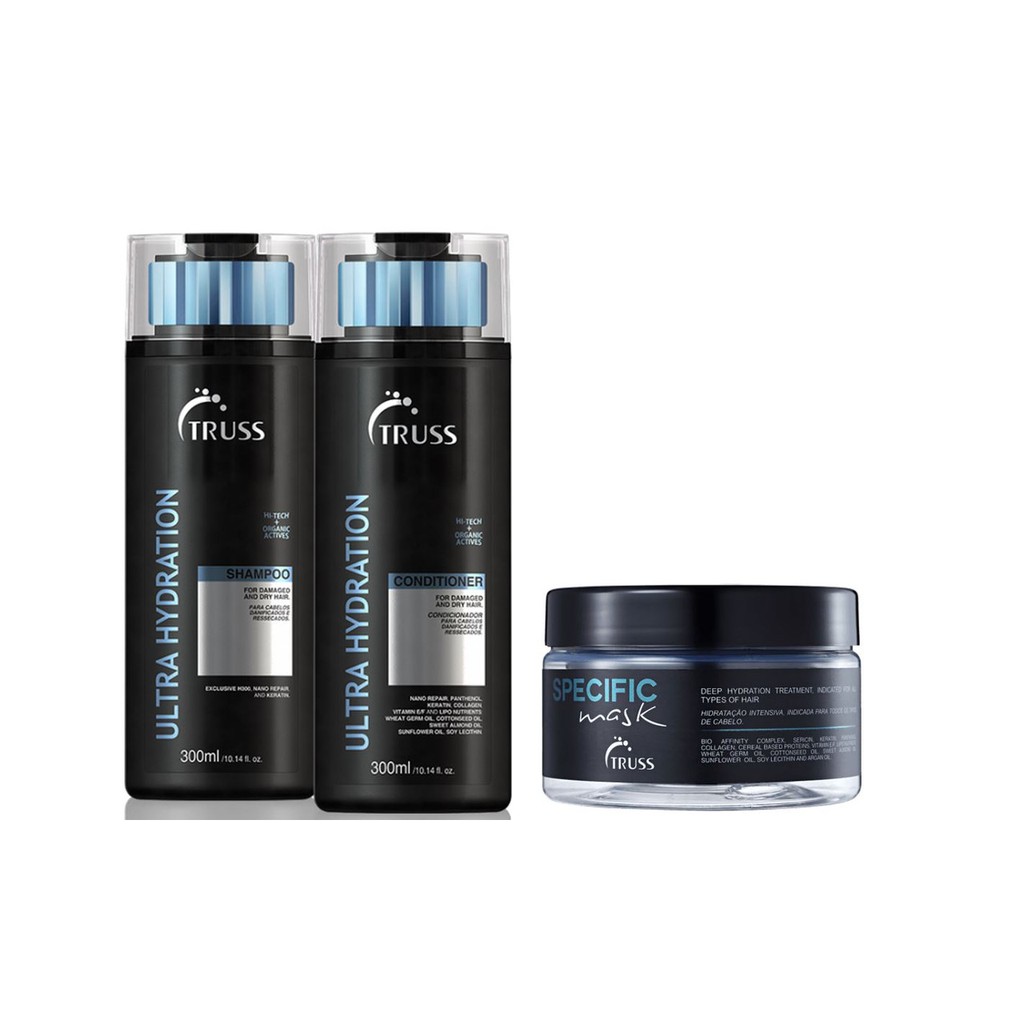 Truss Ultra Hydration Shampoo e Condicionador e Máscara Specific
