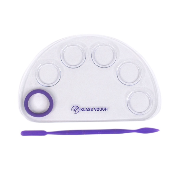 Paleta de Acrílico com Espátula - Crystal Palette Make Up Pro - Klass Vough
