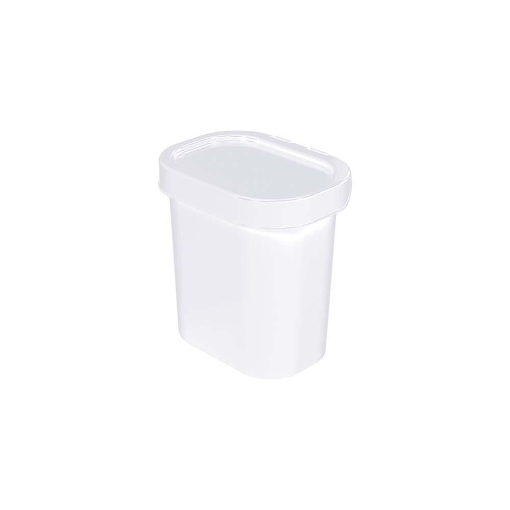 Lixeira de Plástico 2,5 L Compacta para Pia Branca - Home & Living