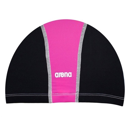 Touca de Natação Adulto Unix Arena Rosa Com Preto
